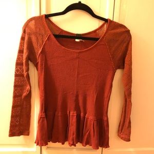 Free People / We The Free peplum tip